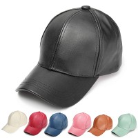 New   Leather Baseball Cap Unisex Snapback Outdoor Sport Adjustable Hat  eb-12489967